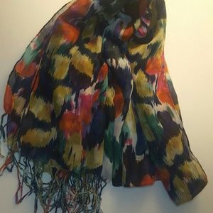 3/ $10 Lightweight Colorful Print Scarf